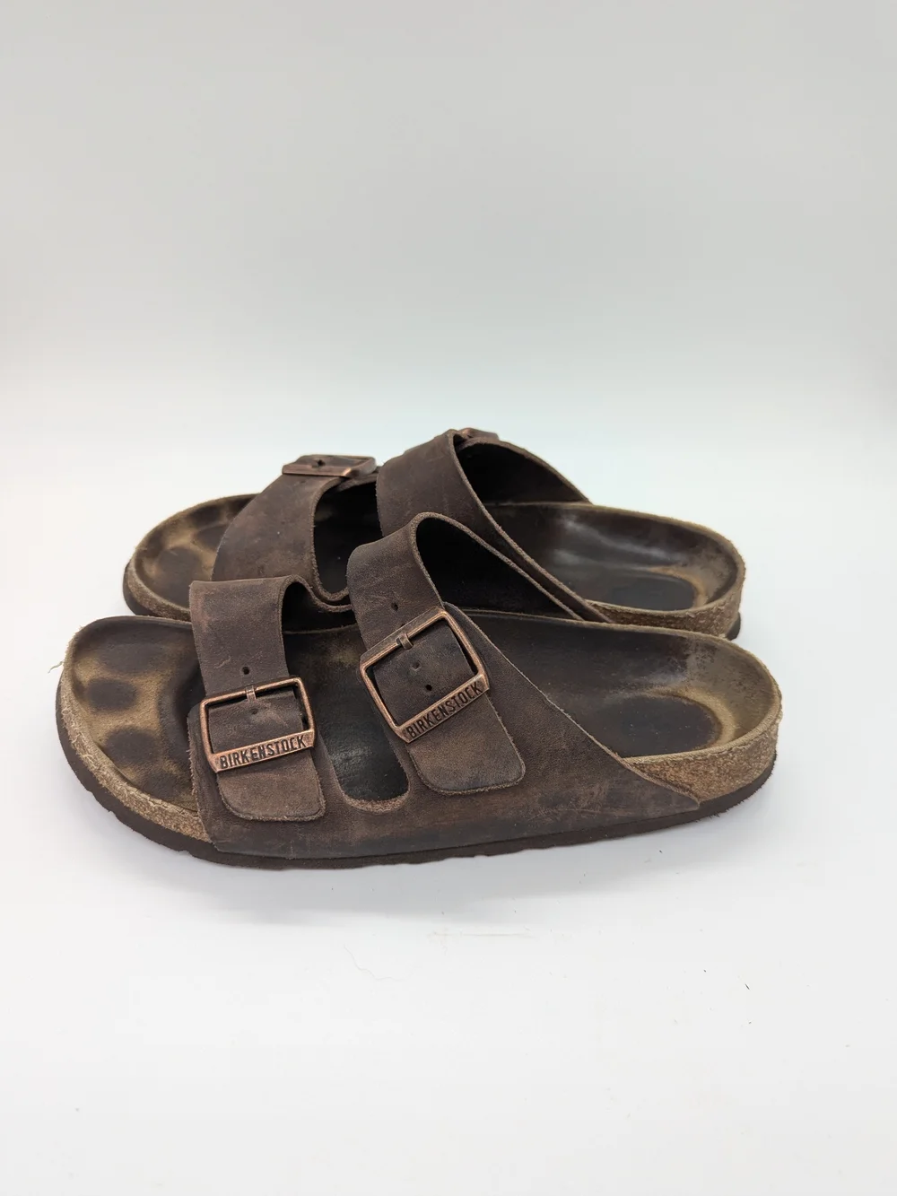 Birkenstock Arizona Brown Leather Sandals EU 39 Men's 6/6.5 Women's 8/8.5